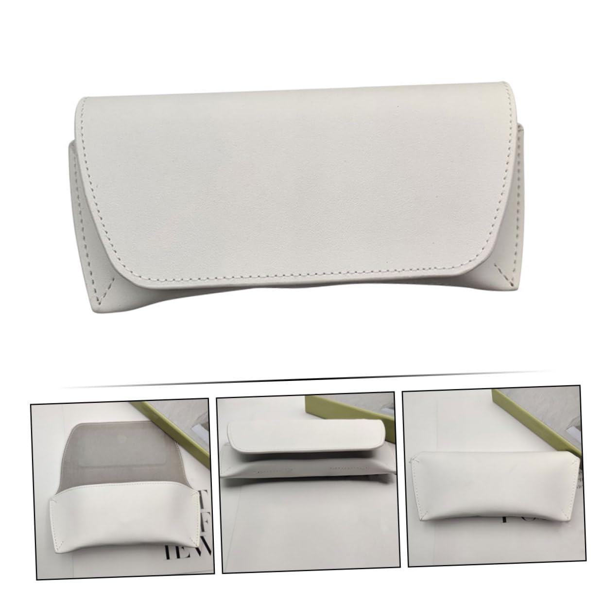 Healeved funda protectora gafas Estuche gafas de sol con tapa exprimible portátil bolsa estuches gafas de mujer estuche de anteojos mujer