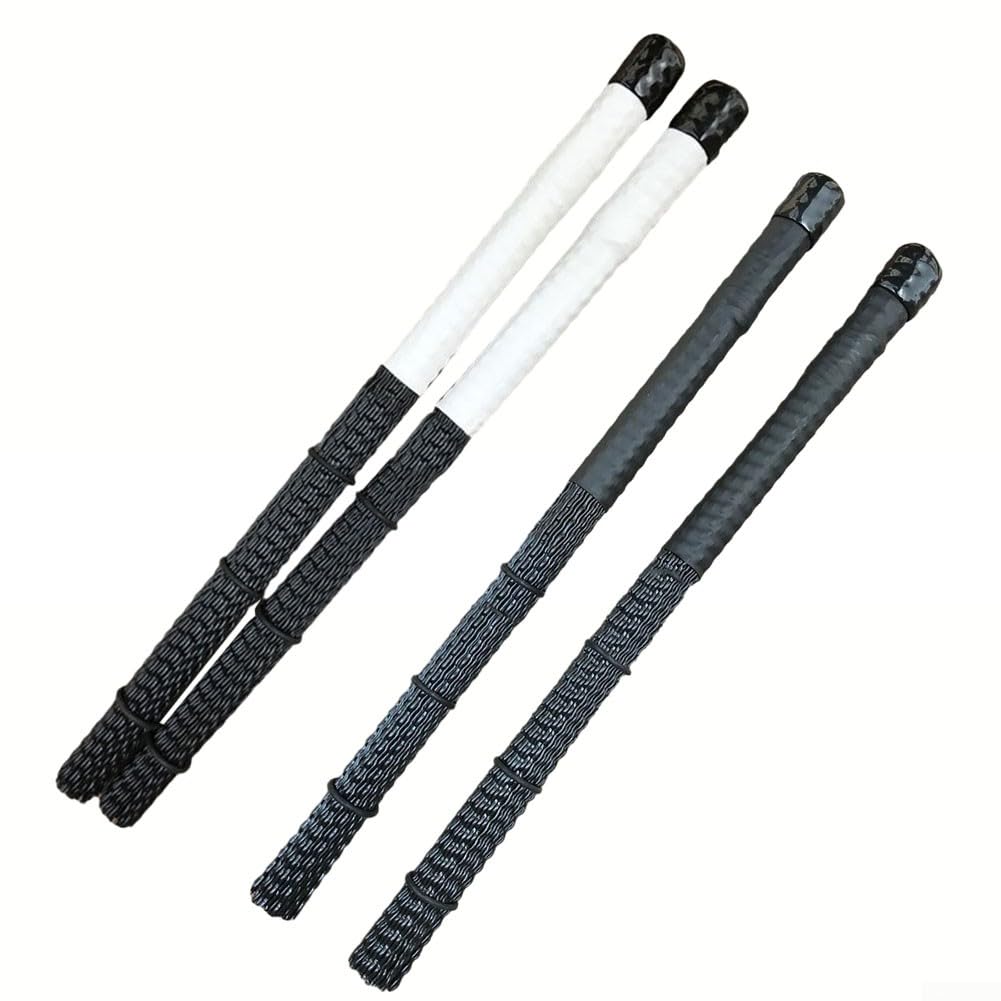 SPORTARC Drum Brushes, Nylon Rod Drum Brushes, Jazz Drum Brush, Professional Jazz Drum Brush Rod Percussion Parts (Schwarz)