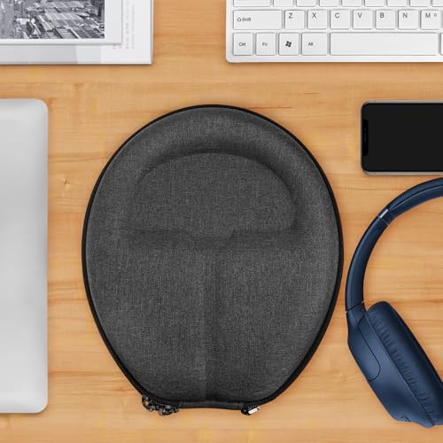 Étui pour casque Geekria Shield rigide compatible Sony et Sennheiser noir