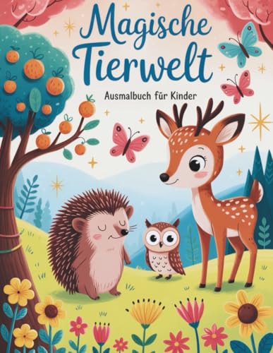 Der Zauber des Waldes – Ausmalbuch für Kinder ab 4 Jahren: Fantastische Waldbilder zum Ausmalen und Entdecken: Magischer Wald – Ein Ausmalbuch für kleine Entdecker und Naturfreunde