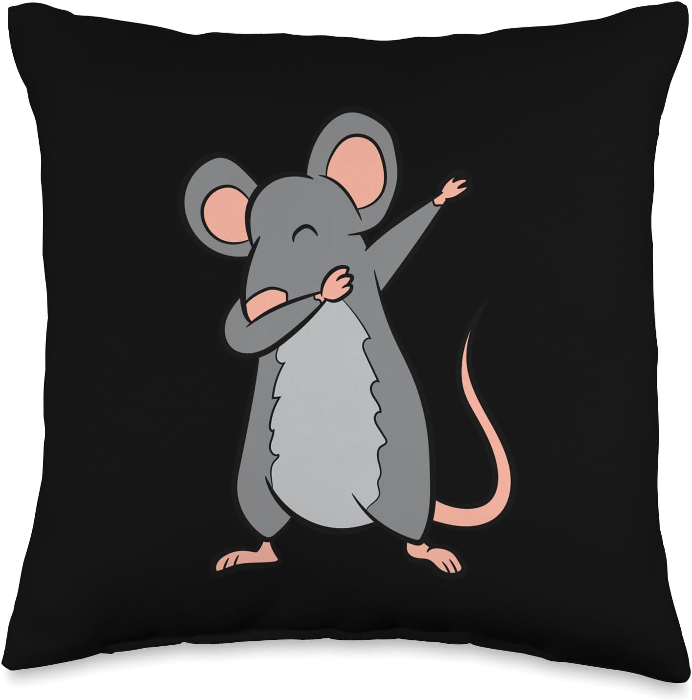 Dabbing Rat Dabbing Rat Throw Pillow