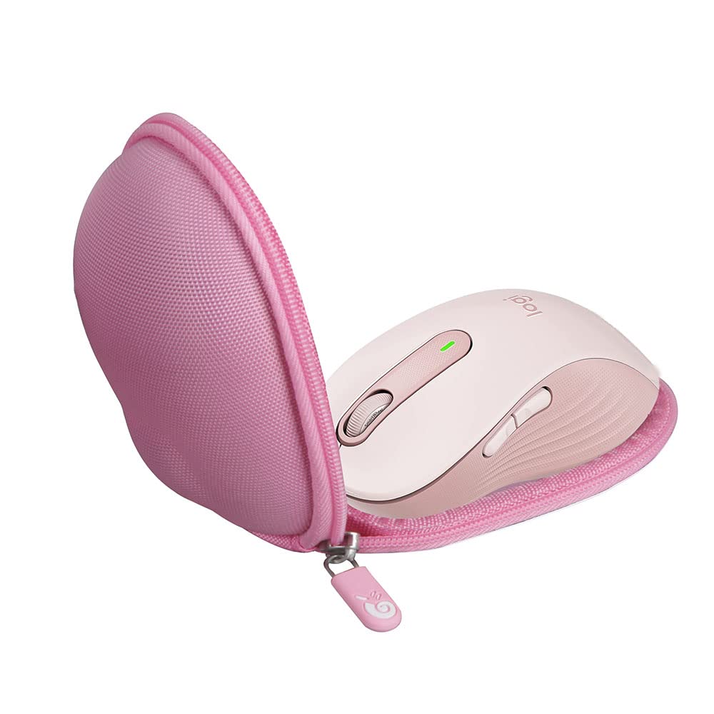 Hermitshell Hartschalentasche für Logitech Signature M650 Wireless Mouse (Pink, Case für M650)