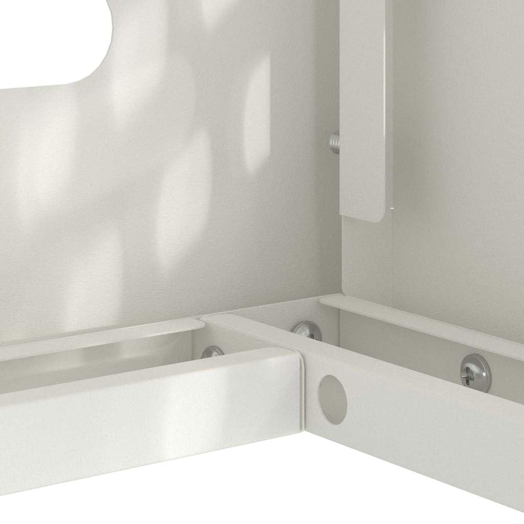 vidaXL Copertura per condizionatore d'Aria 100 x 50 x 70 cm Bianco Impermeabile Resistenza Invernale
