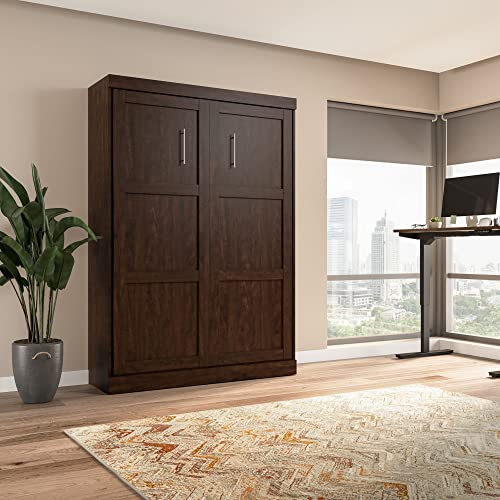 Bestar Pur Full Murphy Bed, 59-Inch Space-Saving Wall Bed For Multipurpose Guest Room Or Home Office #TOP2