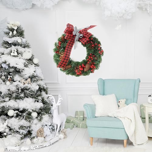 Couronne de Noël réutilisable de 45 cm pour éviter le gaspillage - 8