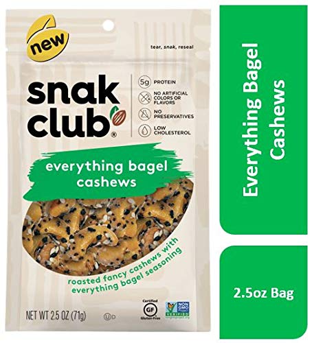 Snak Club Everything Bagel Cashews, 2.5 Ounce image 5