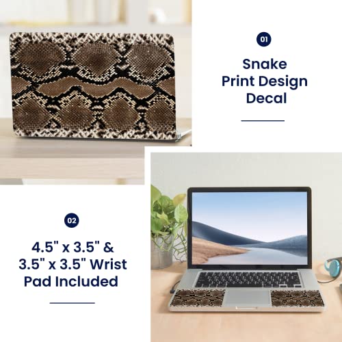 Image of LSS 15 15.6 inch Laptop Notebook Skin Sticker Cover Art Decal Fits 13.3 inch 14 inch 15.6 inch 16 inch HP Dell Lenovo Apple Asus Acer Compaq (Free 2 Wrist Pad Included) Snake Print