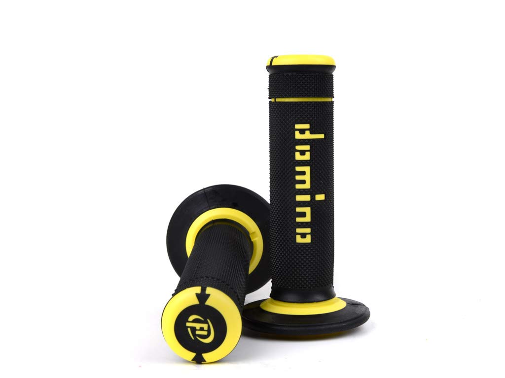 DOMINO Coppia Manopole Xtreme Nero/Giallo