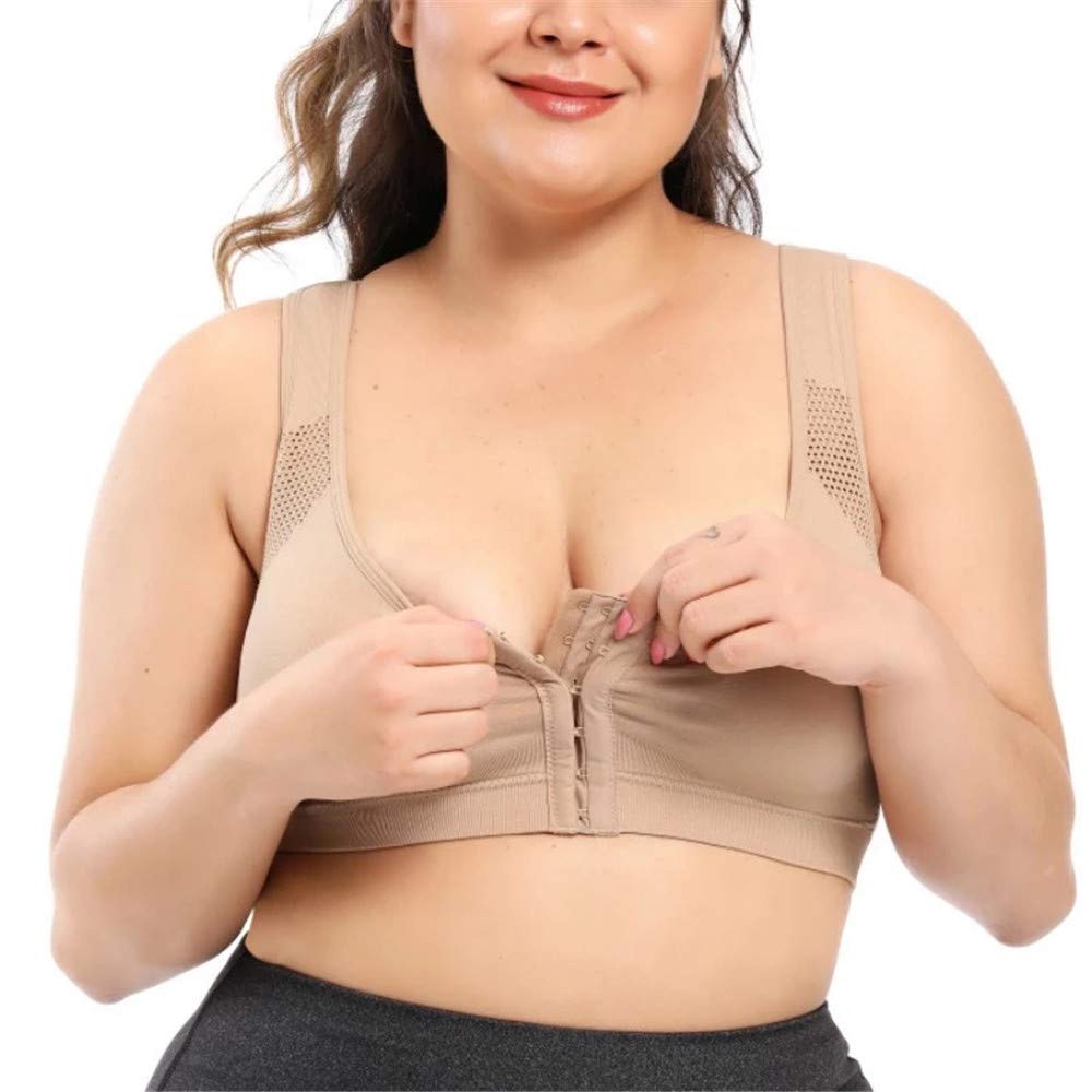 LYGBAOFUL Upgrade Sujetador Deportivo de recuperación con Cierre Frontal postoperatorio para Mujer con Acolchado extraíble