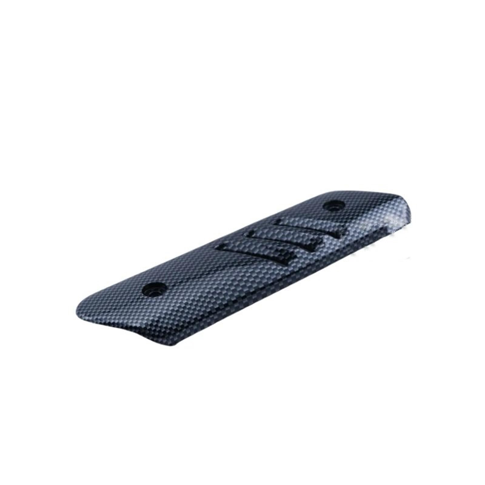 Tłumik do motocykla rura osłona cieplna Pasuje do motocykla DIO 50 AF17 AF18 AF25 AF27 AF28 Imitacja włókna węglowego Osłona tłumika(Black)