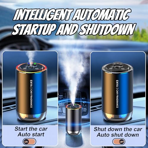 Image of Smart Car Air Freshener, Car Air Freshener Diffuser with 3 Color Starry Sky Projection, Cars Scent Diffuser with RGB Music Syncing Light, 3 Mode Adjustable, Auto On /Off Cars Diffuser, 50ml Cologne