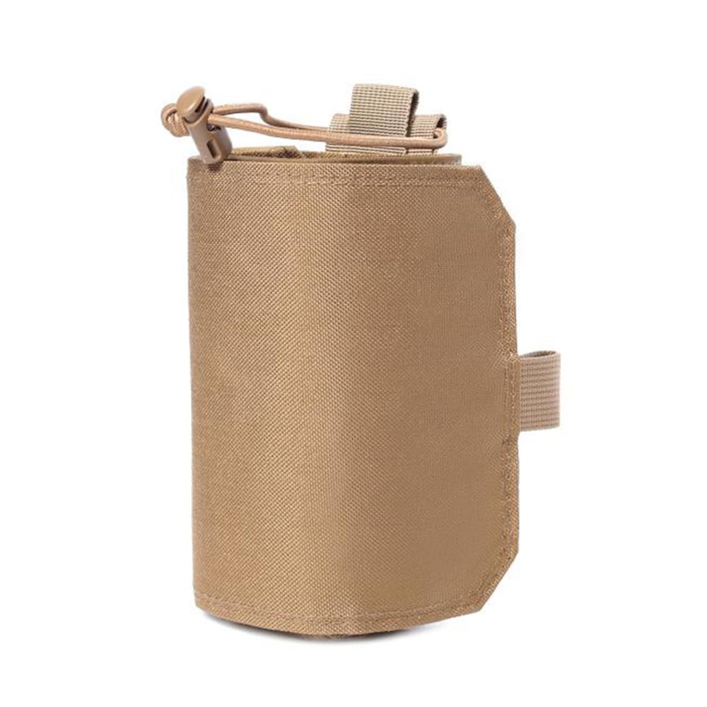 Bolsa táctica for botellas, funda aislante ajustable for hervidor(Khaki)