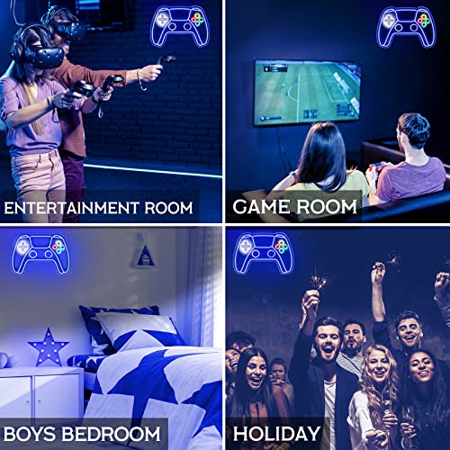 Ethereal Lomoer Gamer Neon Sign, Gamepad Shaped Led Neon Sign For Gamer Room Decor thumb #5