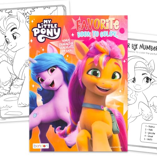 Livre de coloriage My Little Pony : la solution contre l'ennui avec 32 pages de jeux et dessins