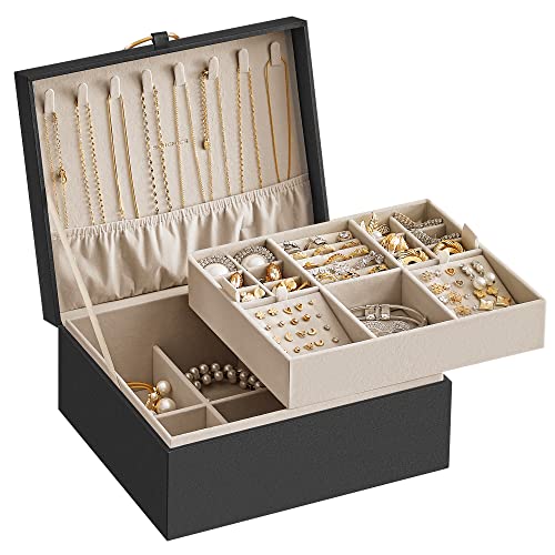 Songmics UJBC165B01 2-Layer Jewelry Box, Jewelry Organizer thumb #8