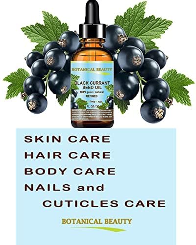 Botanical Beauty BLACK CURRANT SEED OIL 100% Pure Natural Undiluted Refined Cold Pressed Carrier Oil for Skin, Hair, Lip and Nail Care (1 Fl Oz) - Image 3