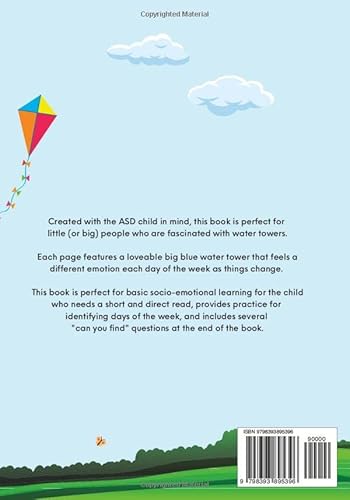A Week With The Big Blue Water Tower: A Simple Book Of Emotions For Children #TOP1
