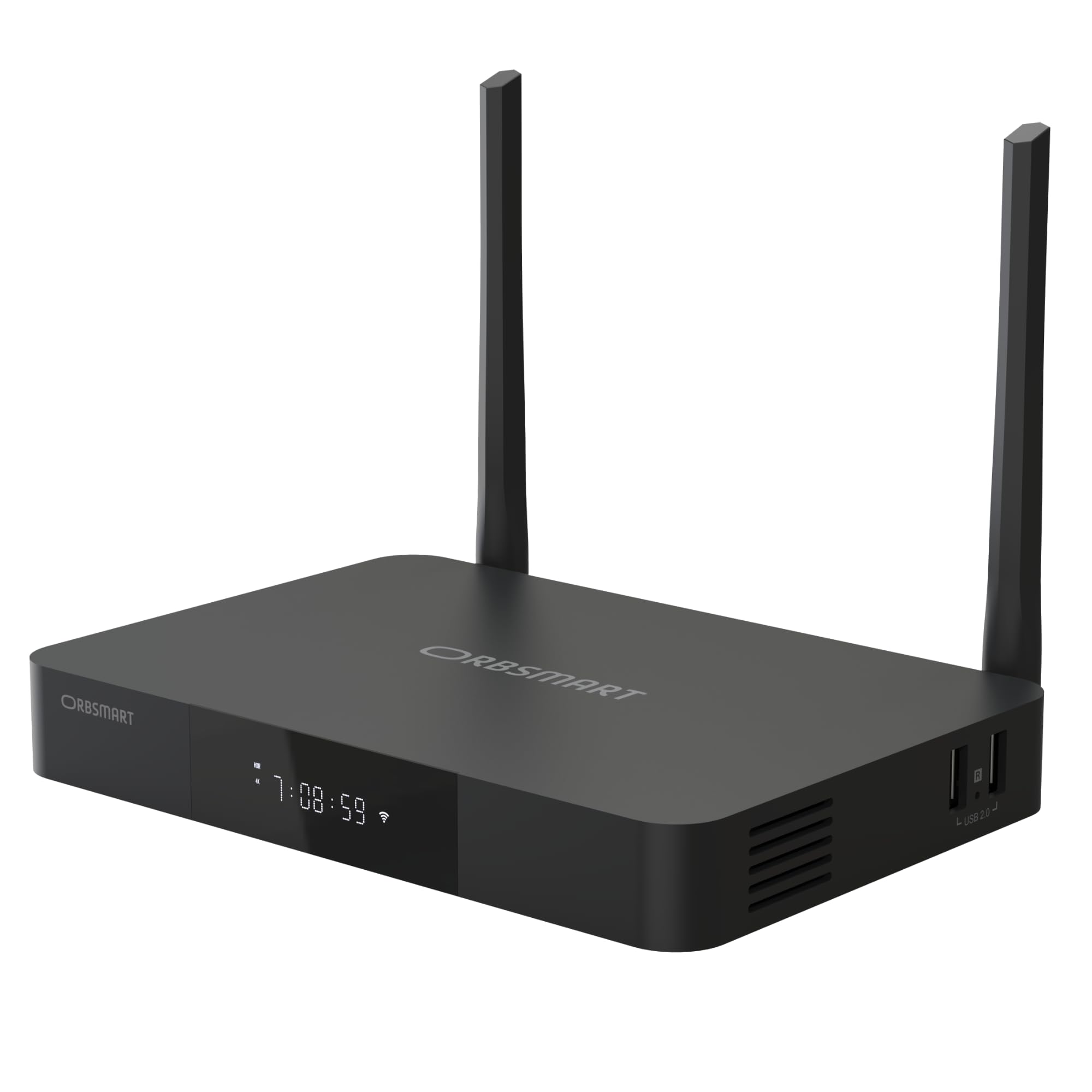Orbsmart R82 Lecteur Multimédia 4K UHD Haut de Gamme pour Cinéma à Domicile | Vidéo HDR10+ & DV, Audio HD & DTS:X Passthrough | Support Menus Complets ISO Blu-Ray/MKV Depuis NAS/HDD | WiFi 6, USB 3.0