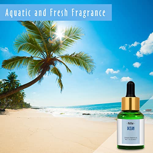 Image of Ocean Fragrance Oil, MitFlor Single Scented Oil, Large Size Premium Grade Fragrance Oil for Diffuser, Soap & Candle Making Scent, Fresh Aromatherapy Oil for Home Fragrance, 30ml