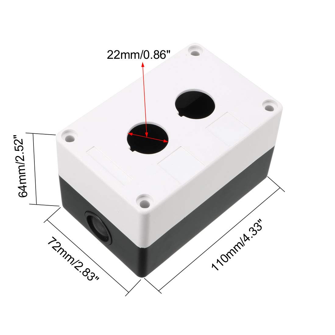 Push Button Station - 2 Button Waterproof Box -2