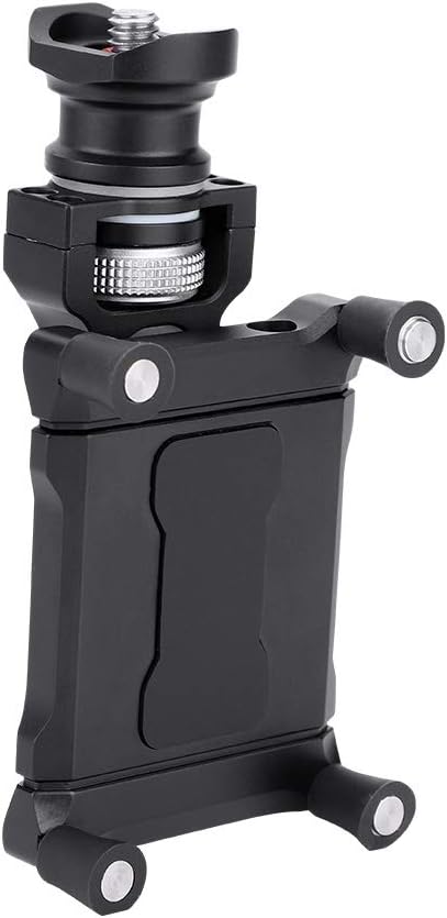 360 Degree Rotation Lightweight Aluminum Alloy Gimbal Phone Holder for Feiyu G6 - Portable and Durable for Outdoor Use