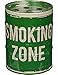 Produktbild Aschenbecher Metall Sturmaschenbecher Windaschenbecher für Drinnen und Draussen »Ölfass« Smoking (Smoking Zone Grün)