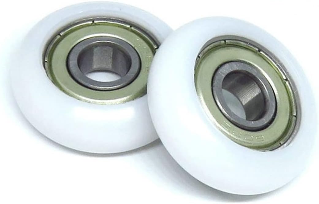 LANGshaw 4pcs 6x30x10mm Rowing Machine Wheel BSR62630-10 POM Rower Seat Roller OD 30mm Garage Gate Pulley Leisurely (Color : White)