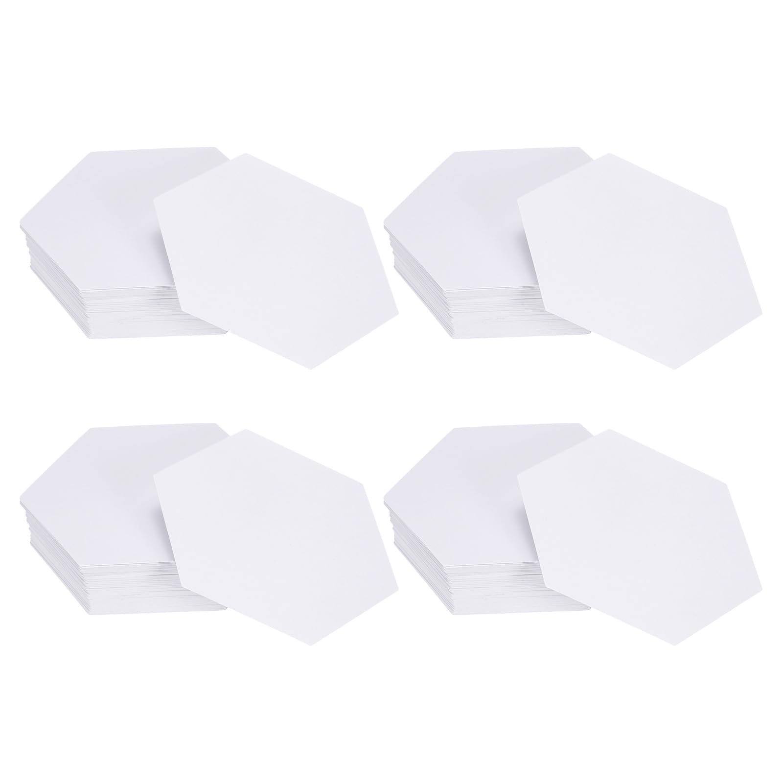 Sourcing Map 400 Count Hexagon Quilting Template, 1.5-Inch English Paper Piecing Template, Foundation Paper Pieces for Sewing DIY Craft