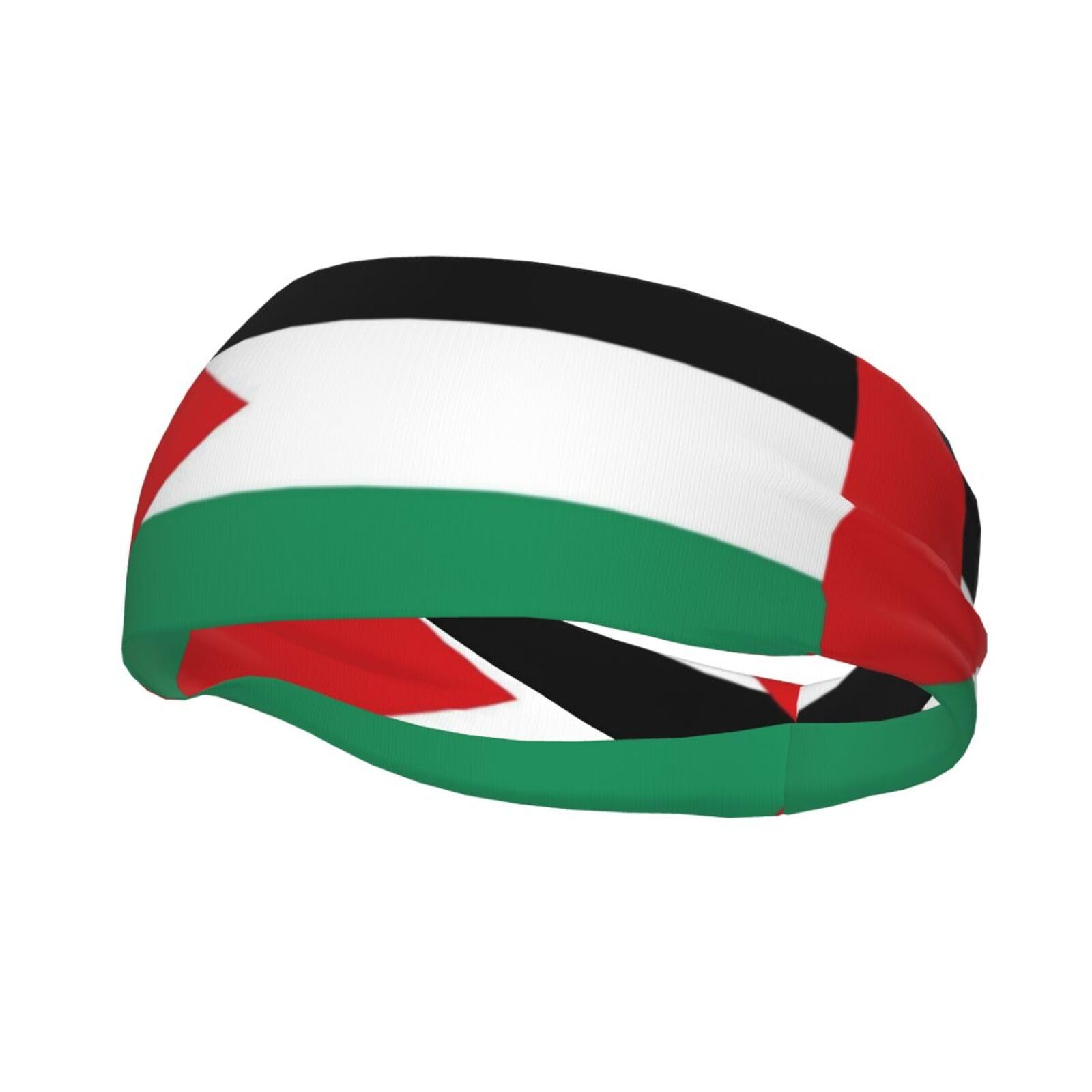 Cute Flag Headbands Women Men Flag Sweatband Sports Headband for Running, Cycling, Yoga Gym, Working Out