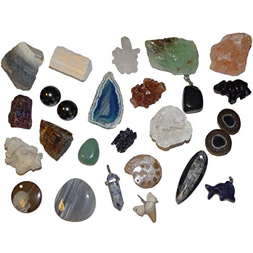 Janni-Shop Adventskalender Edelstein-Set 24 Stück