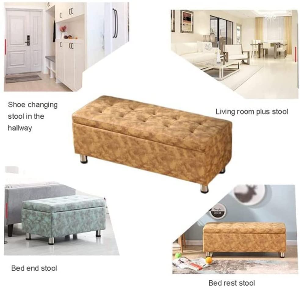 Tabouret de rangement pour optimiser l'espace du dressing - 7