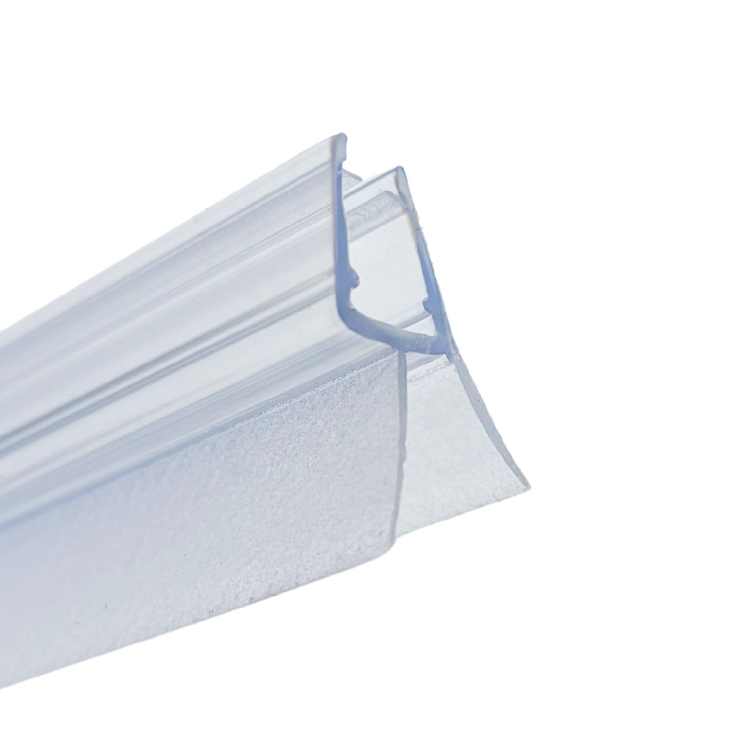 IWOFER Guarnizione Box Doccia Profilo R per Vetro 6-8 mm, Ricambio Universale Trasparente, Senza Colla, Tagliabile, Made in Italy, Antigoccia Tenuta Acqua (100 cm)