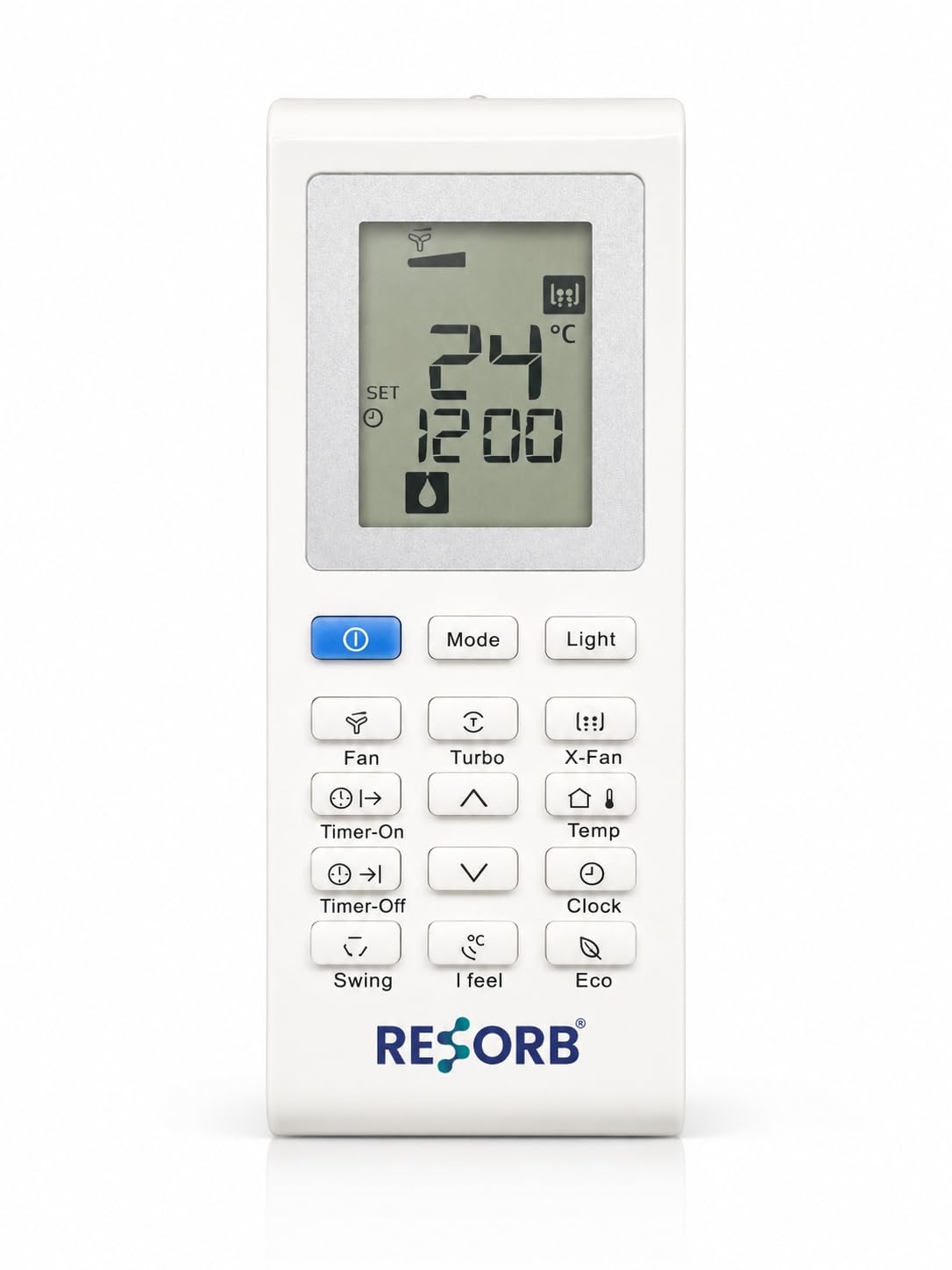 AC Remote Compatible with Bluestar Air Conditioner | Works with Split & Window AC 1 Ton, 1.5 Ton & 2 Ton | Timer, Turbo, Fan, Swing, I Feel, Eco Functions | White | RE 217-image-36