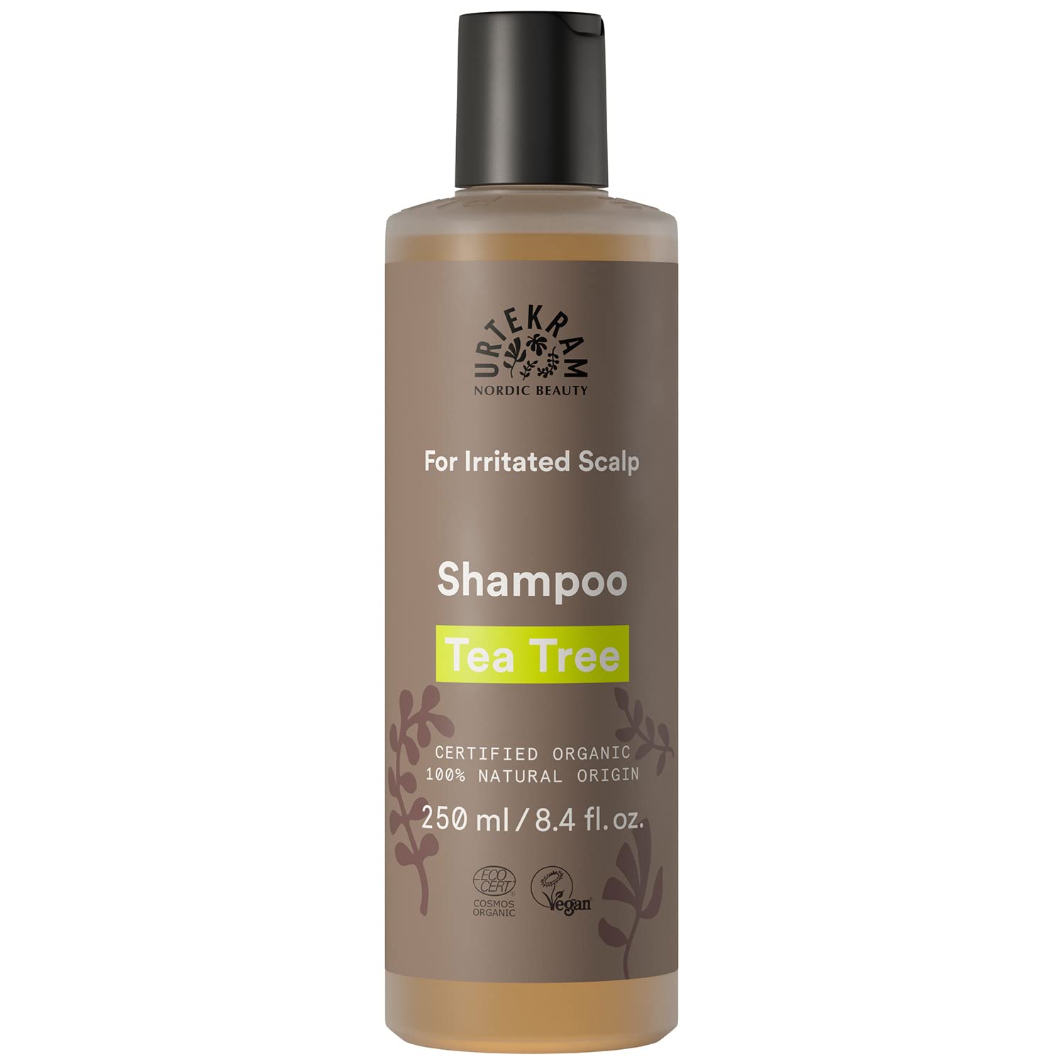 Urtekram Tea Tree Shampoo Organic, for Irritated Scalp, 250 ml