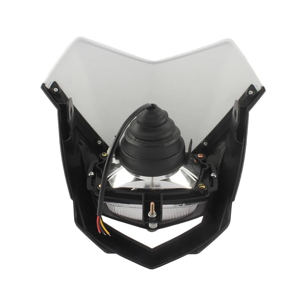 Genérico Faros delanteros moto Accesorios Universales Conjunto Faro Delantero LED Motocicleta Plástico Para CRF Faros motocicleta moto