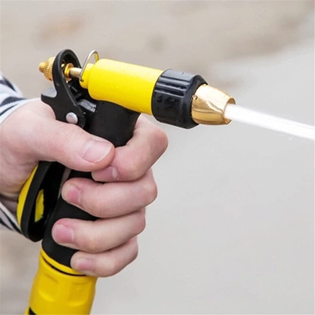 Pistola ad acqua regolabile ad alta pressione ugello spruzzatore per tubo da giardino ideale per irrigazione e pulizia auto attrezzi da giardino pistola cospargere