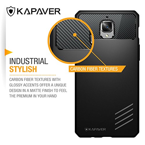 Image of KAPAVER Tough Rugged Shock Proof Bumper Armor Back Cover Case for OnePlus 3 / OnePlus 3T (One Plus 3 / One Plus 3T (Pilot)