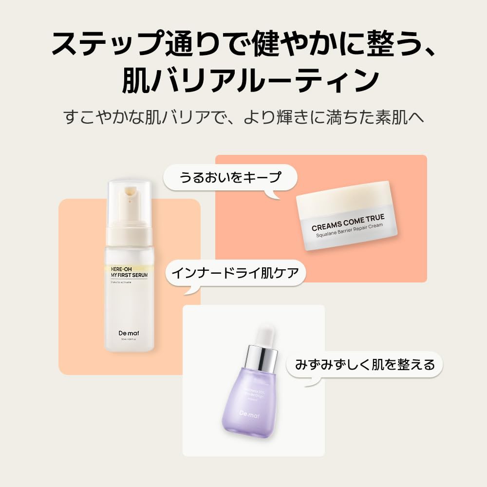 Amazon.co.jp: 【Demaf(ディマーフ)】 スキンケア3点セット(お試しミニ