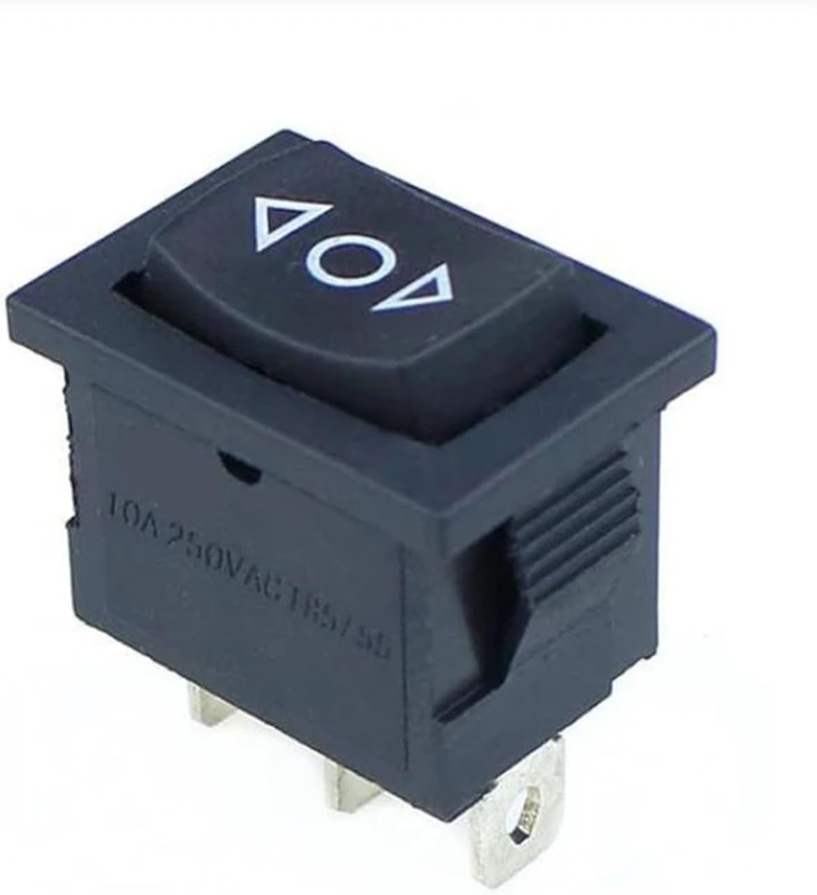 1 piece KCD1 mini Black 3-pin/6-pin on/Off/on Rocker Switch AC 6A/250V10A/125V(3pin on Off on)