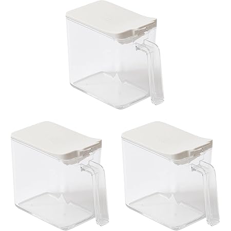 Amazon セット販売 B2c スパイスコンテナ 3個入り ホワイト サラサデザイン 調味料入れ 小麦粉 砂糖 塩 入れ おしゃれ スリム 調味料 入れ オンライン通販 Amazon セット販売 B2c スパイスコンテナ 3個入り ホワイト サラサデザイン 調味料入れ 小麦粉 砂糖 塩 入れ おしゃれ スリム 調味料 入れ オンライン通販