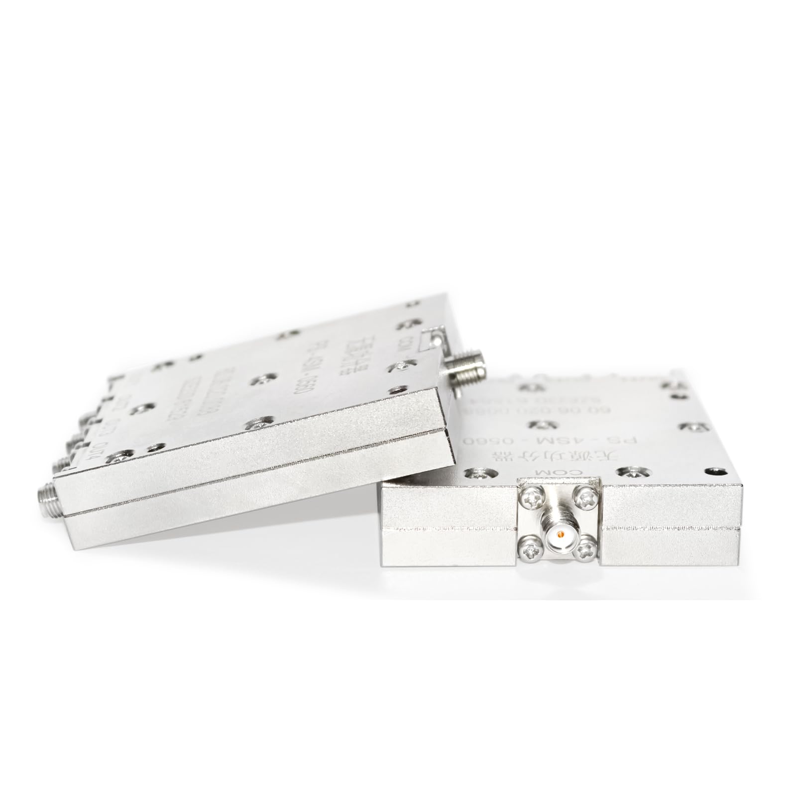 TOJOIN - Divisor de potencia pasivo de 4 vías para conectores SMA, divisor de cable coaxial de 0,5-6 GHz para accesorios de medición de RF/microondas, sistema de antena resistente a la corrosión