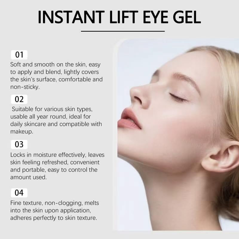 Gel Pour Les Yeux – Aide À Réduire Les Poches, Les Poches Sous Les Yeux, Les Rides, Les Ridules Et Les Cernes | Soins Anti-Âge Pour Hommes Et Femmes