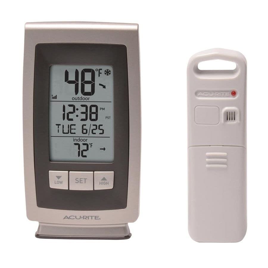AcuRite indoor display unit and wireless outdoor sensor