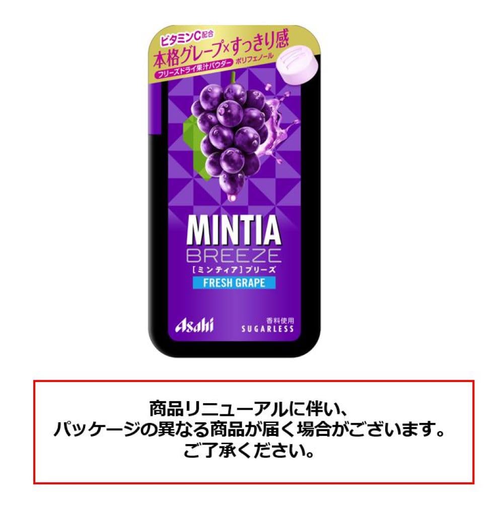Amazon | アサヒグループ食品 ミンティアブリーズ フレッシュグレープ