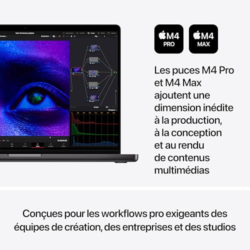 Ordinateur Apple Pro 16' M4 Max 36Go CPU14 GPU32 Arg - vue 9