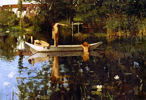 Toile modern peinture William Stott impression haute définition grand format 60x90