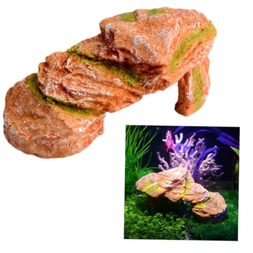 SEWOART Plataforma Reptil repisa de Gecko Crestado Accesorios para Tanques de cornudo tortugueras Plataforma Reptil Plataforma para Tomar el Sol de