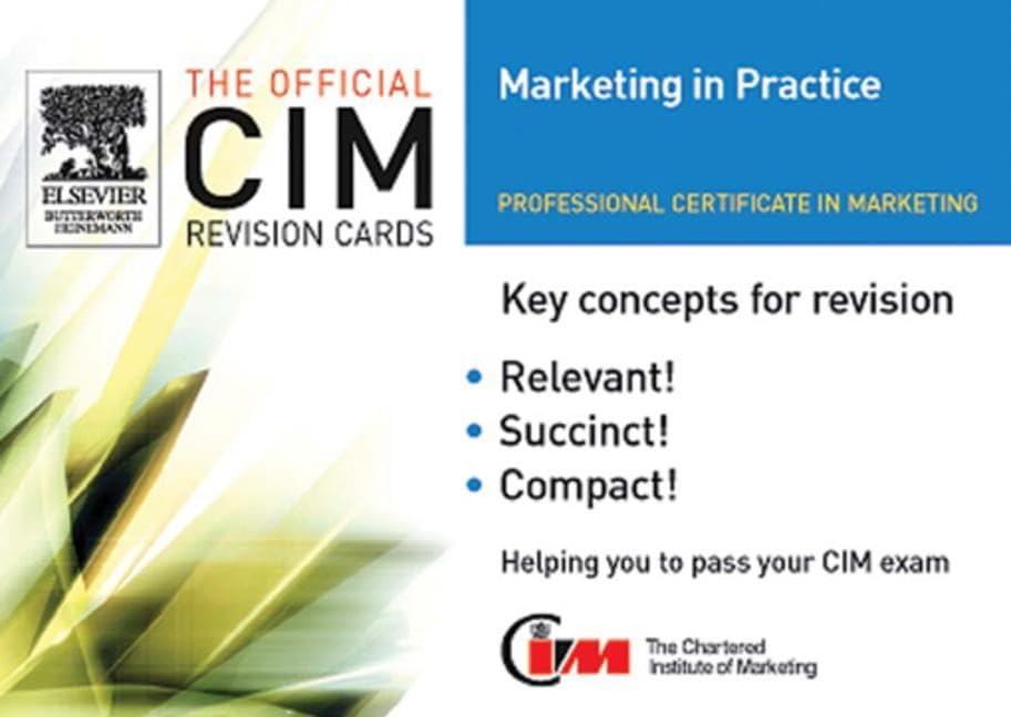 Buy Marketing in Practice (CIM Revision Cards) — BookShops.in