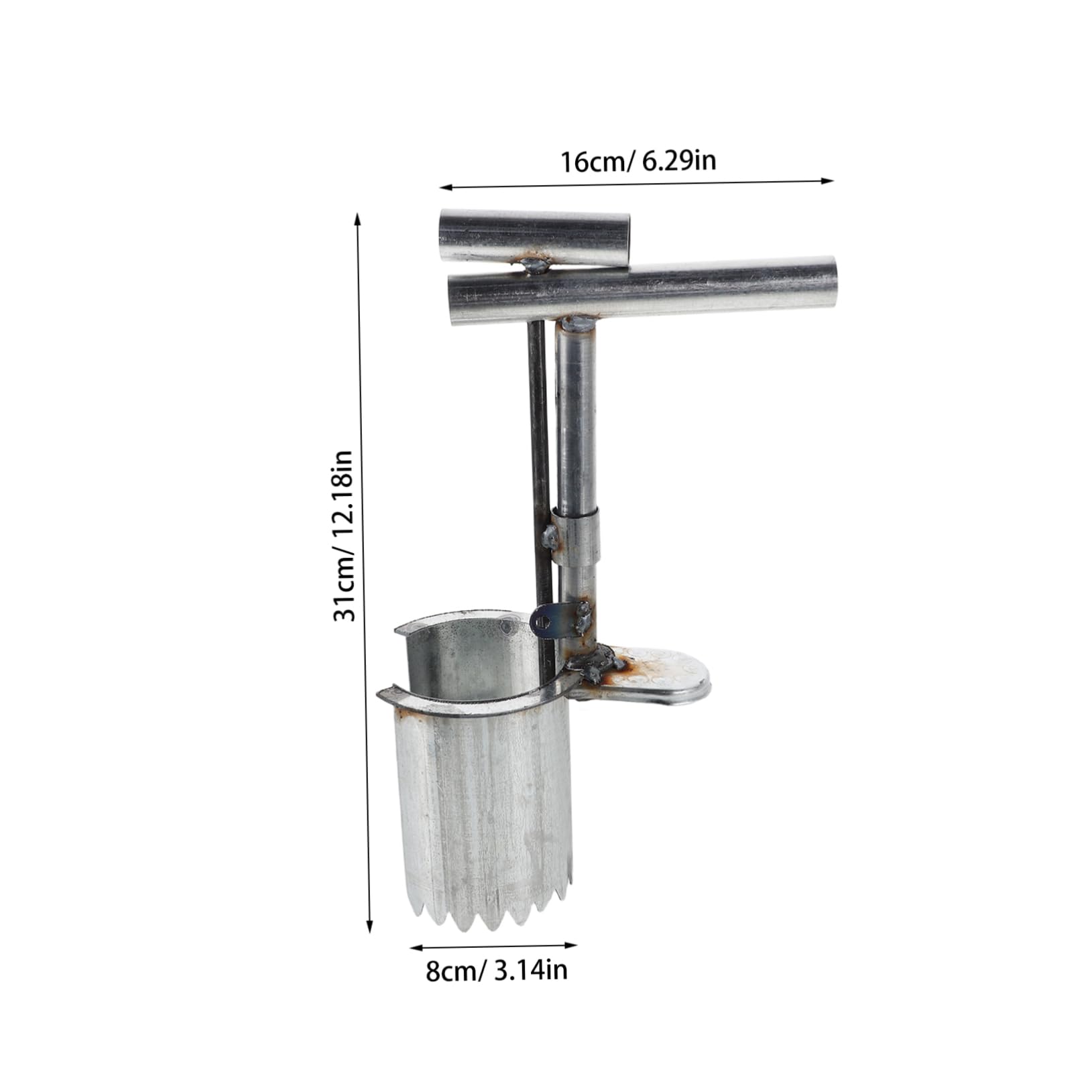 INOOMP Bulb Planter Tool: Stainless Steel Bulb Planting Tool with Handle Small Flowers Transplanter for Plants Tulips Daffodils Lily