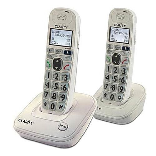 YBS Clarity DECT 6.0 Amplified Low Vision Expandable Cordless Phone with Large Font